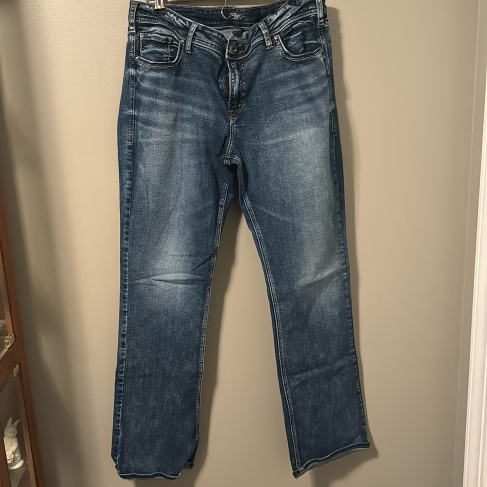 Silver Avery slim boot